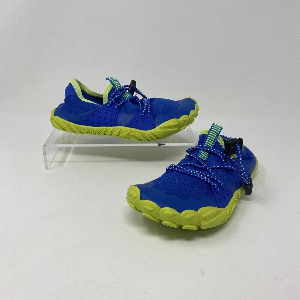 Functional‎ Toddler Kid Water Shoes Size 31 Blue Yellow Swimming Beach